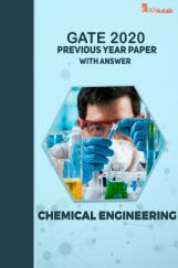 GATE 2020 Chemical Engineering Previous Year Paper With Answer GATE 2020 Chemical Engineering Previous Year Paper With Answer